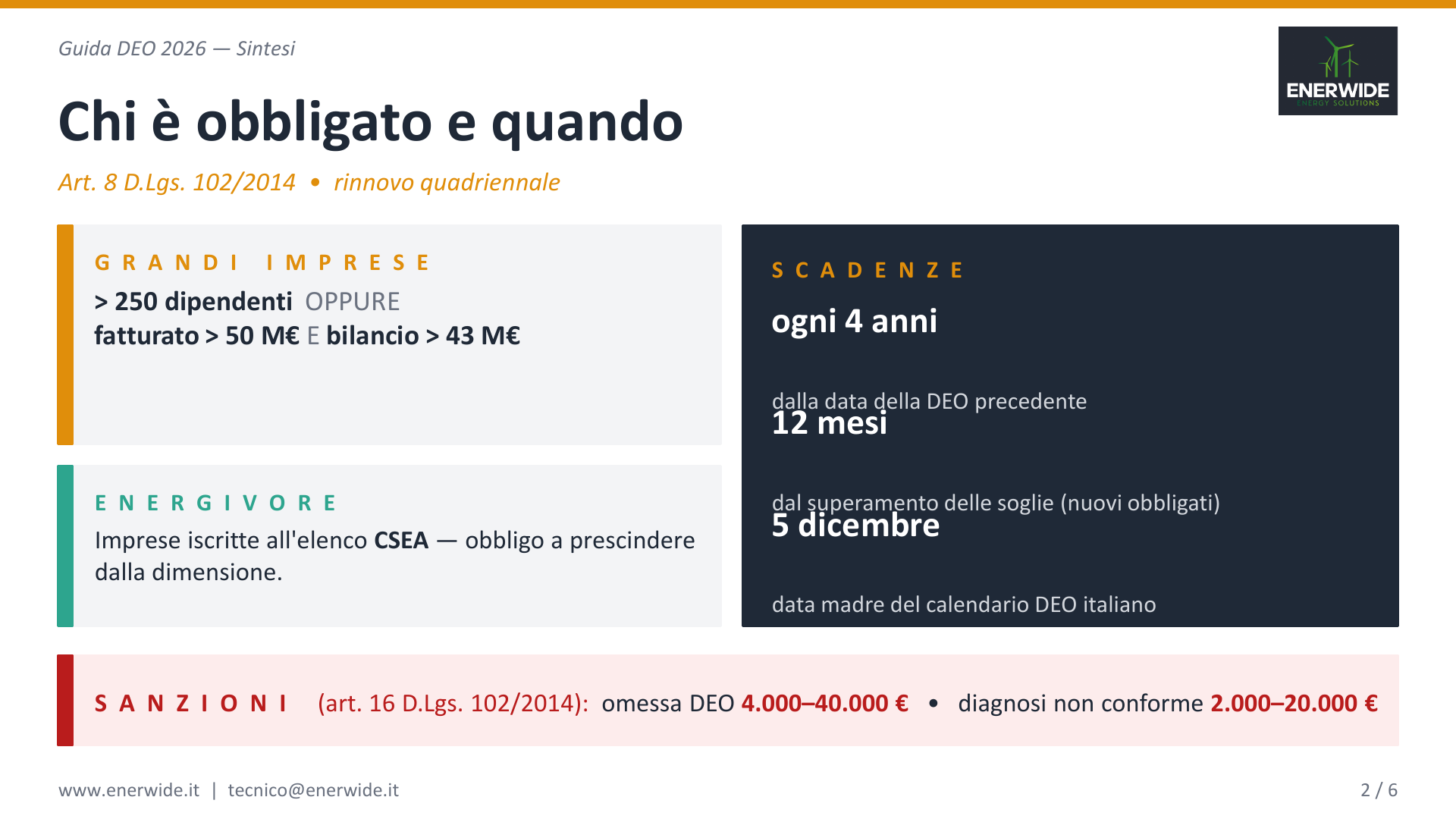 Chi è obbligato e quando